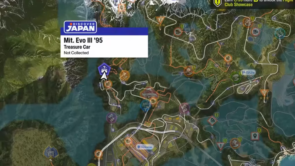 Mitsubishi Lancer Evolution III GSR Location (Takashiro)