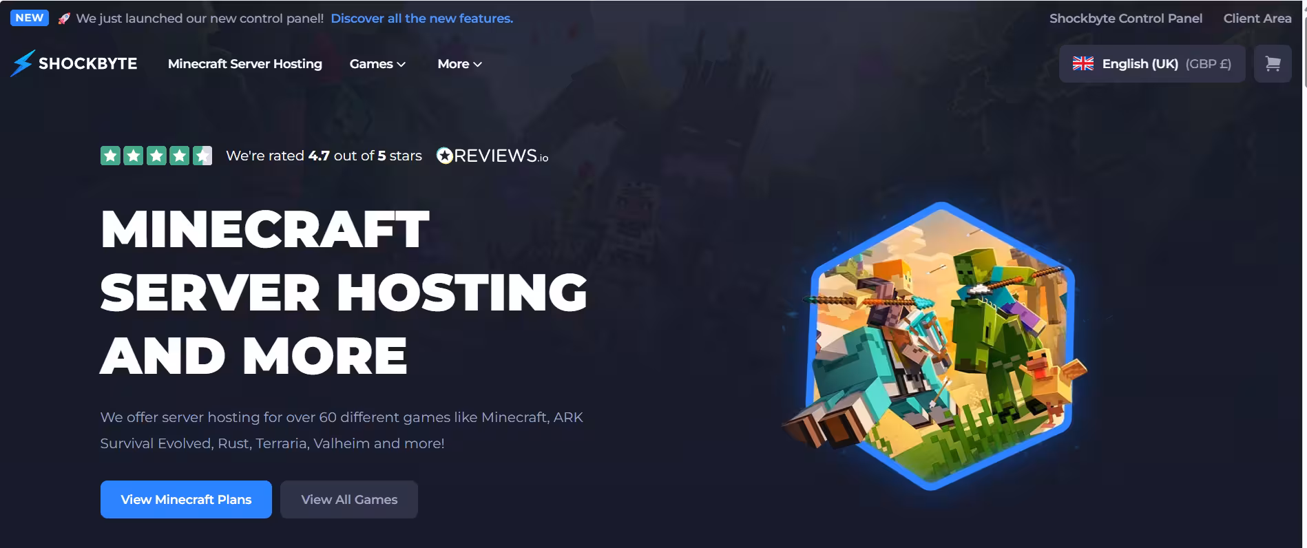 Shockbyte: Best Budget Option for Small Modded Servers