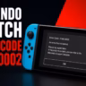 Nintendo Switch error code 2168-0002