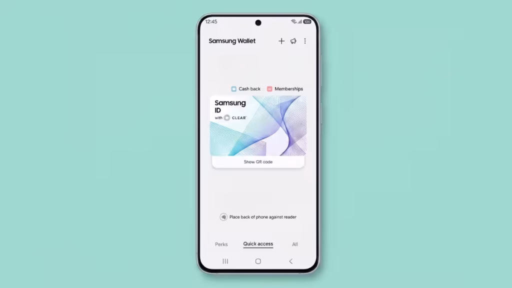 Samsung ID with CLEAR