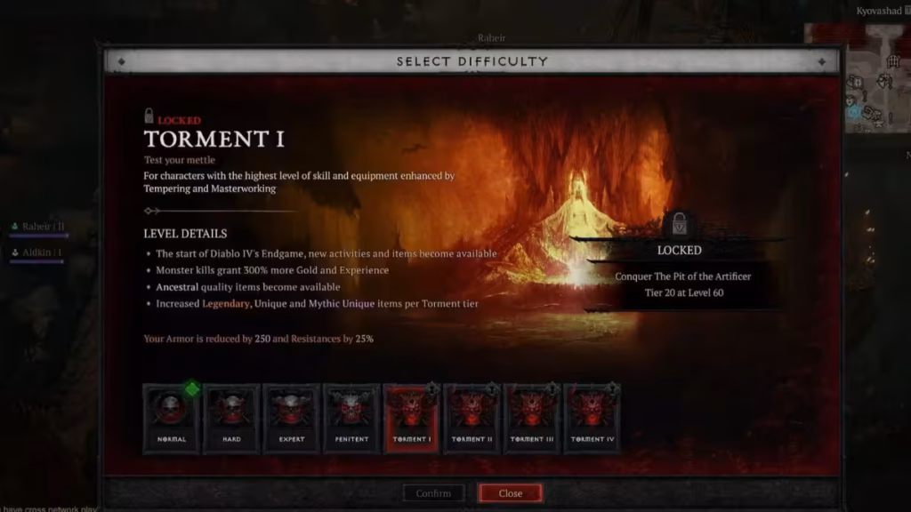 How to Unlock Torment 1 in Diablo 4 Season 13 (Lord of Hatred)