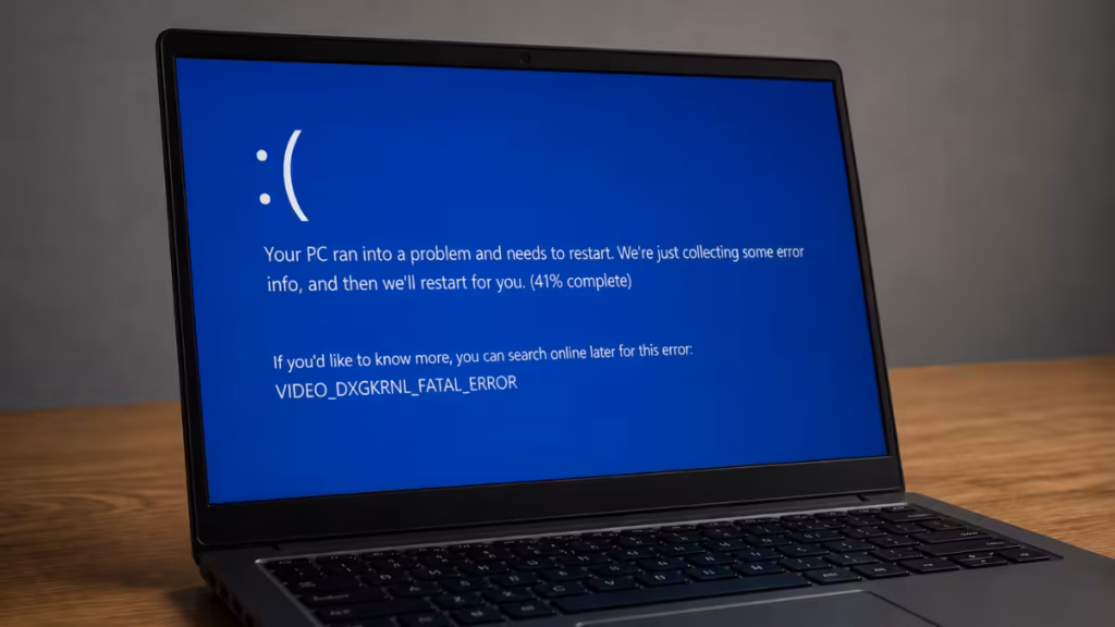 VIDEO_DXGKRNL_FATAL_ERROR BSOD fix