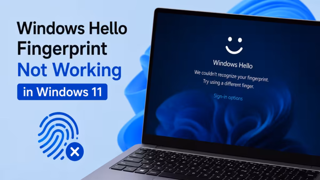 Windows Hello fingerprint not working