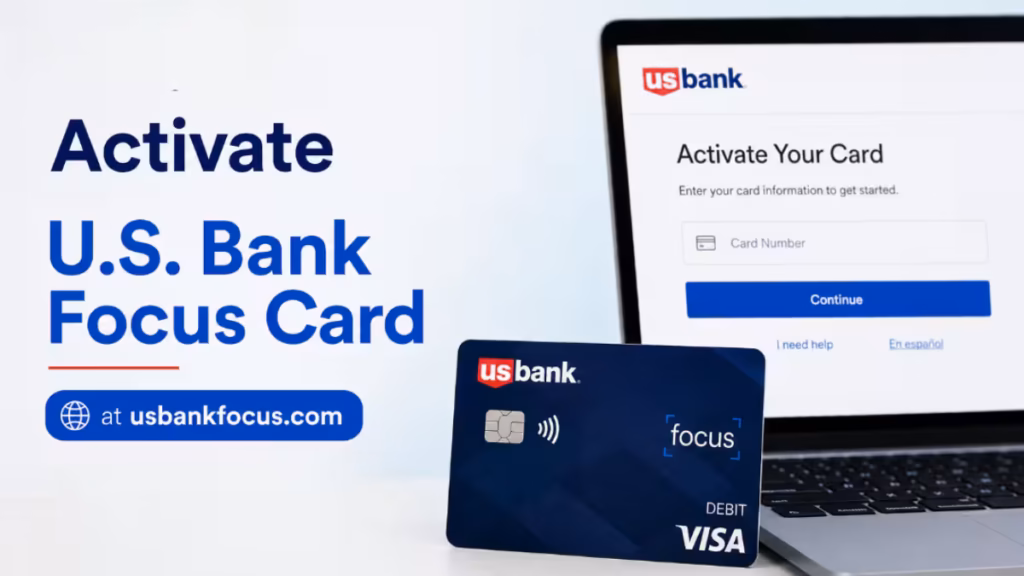 how to activate us bank focus card