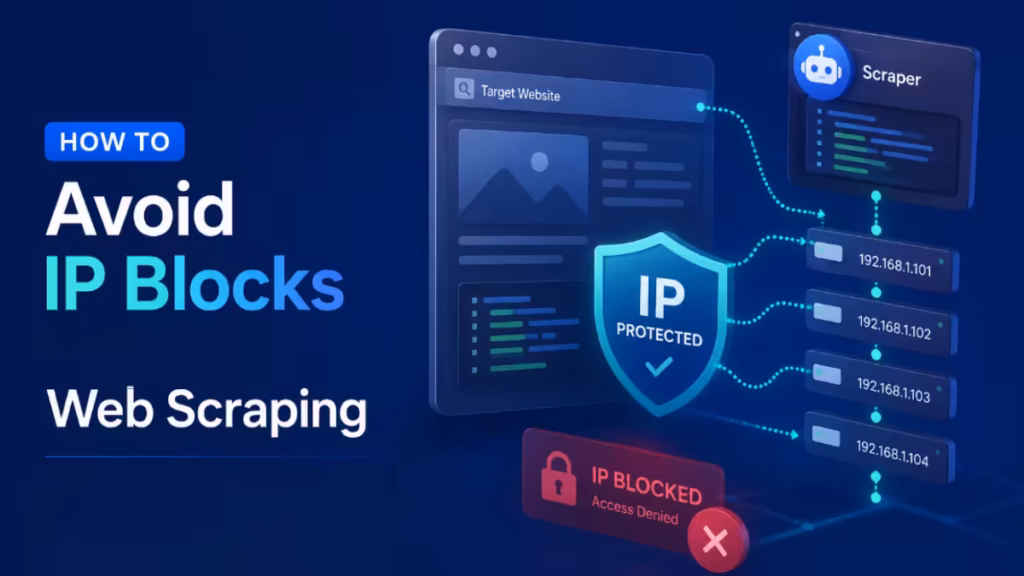 avoid IP blocks web scraping