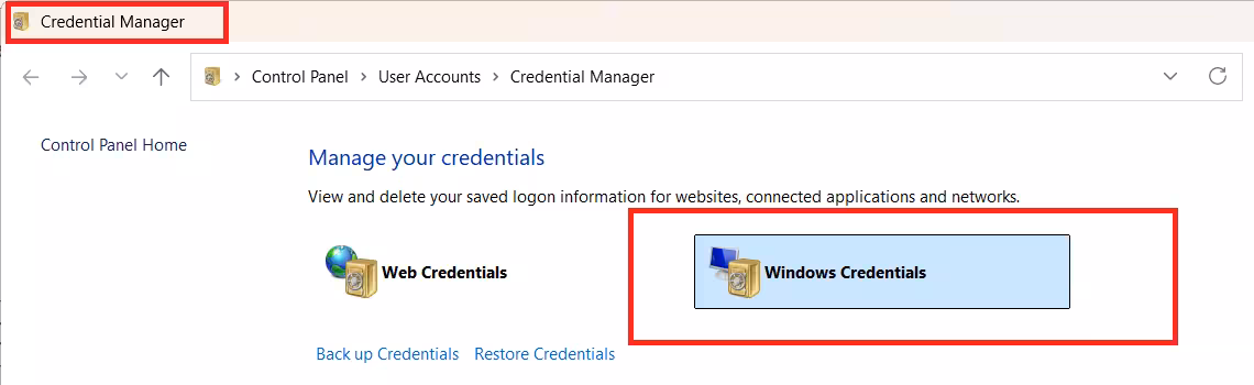 Check Your Email Credentials