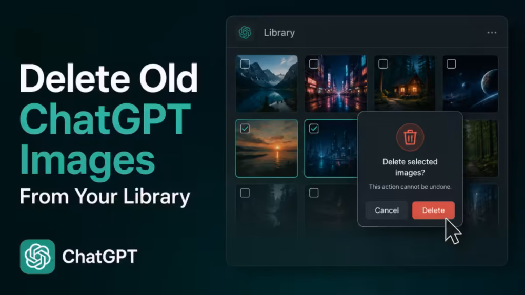 delete old ChatGPT images