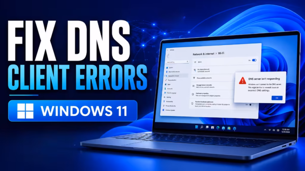 DNS Client Errors on Windows 11