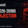 Ghost CMS CVE-2026-26980 SQL Injection Exploited in Large-Scale ClickFix Campaign: What Site Owners Must Do Now