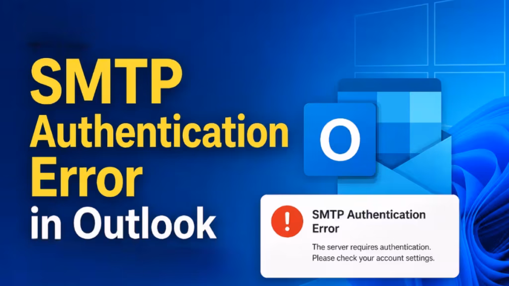 Fix SMTP Authentication Error in Outlook