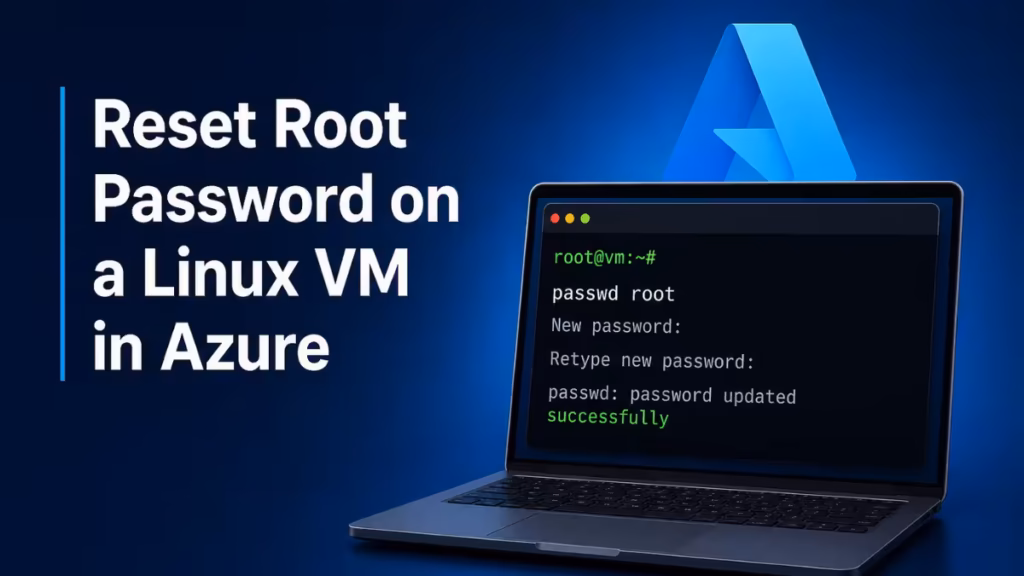 how to reset root password on Linux VM