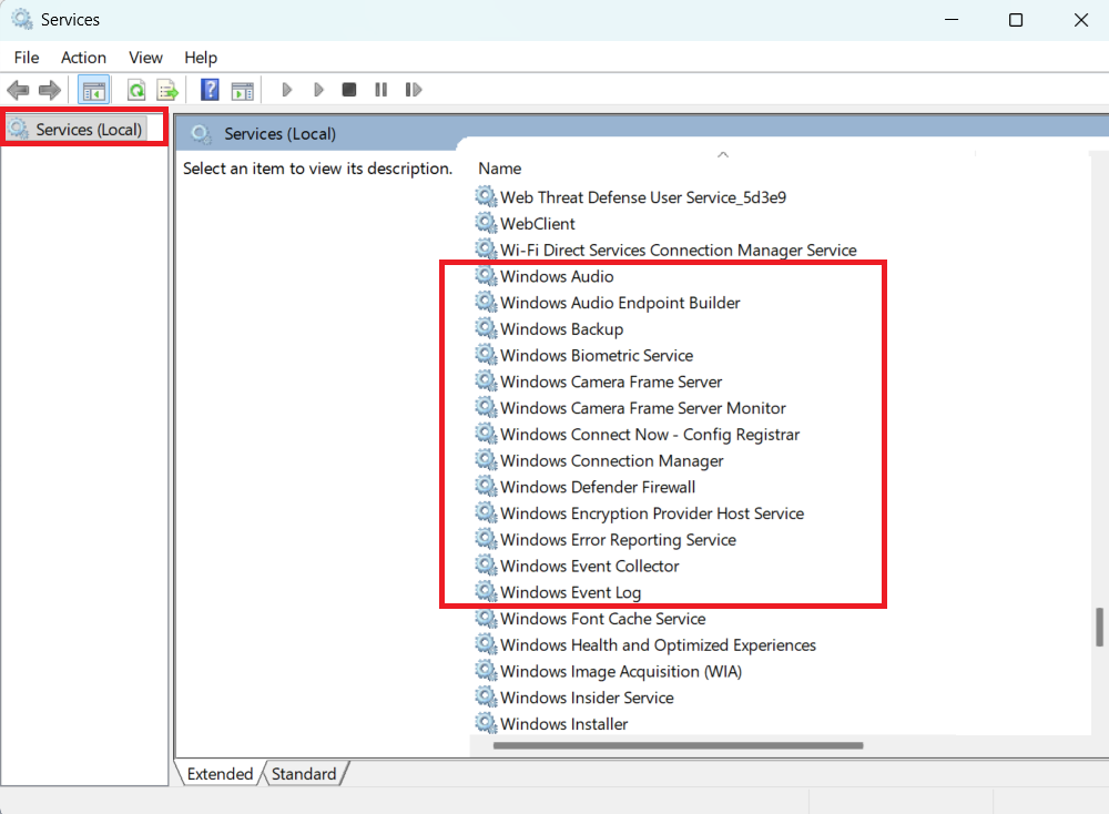 Restart Audio Services Manually