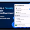 set up passkey for Microsoft account