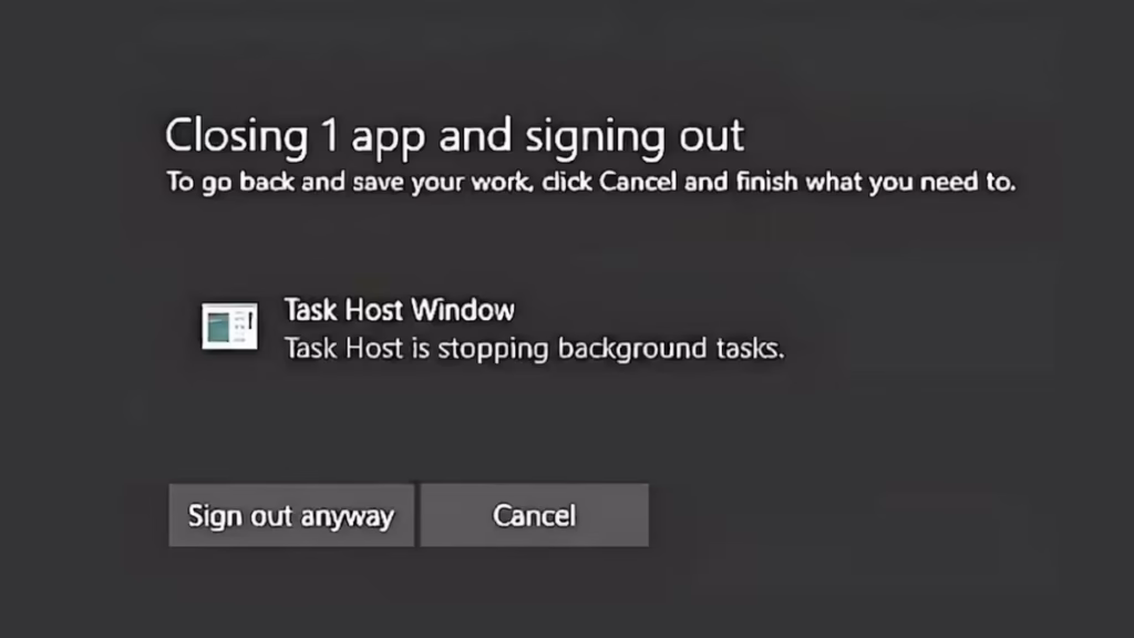 How to Fix Task Host Window Preventing Shutdown on Windows 10 and 11