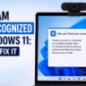 Webcam Not Recognized in Windows 11