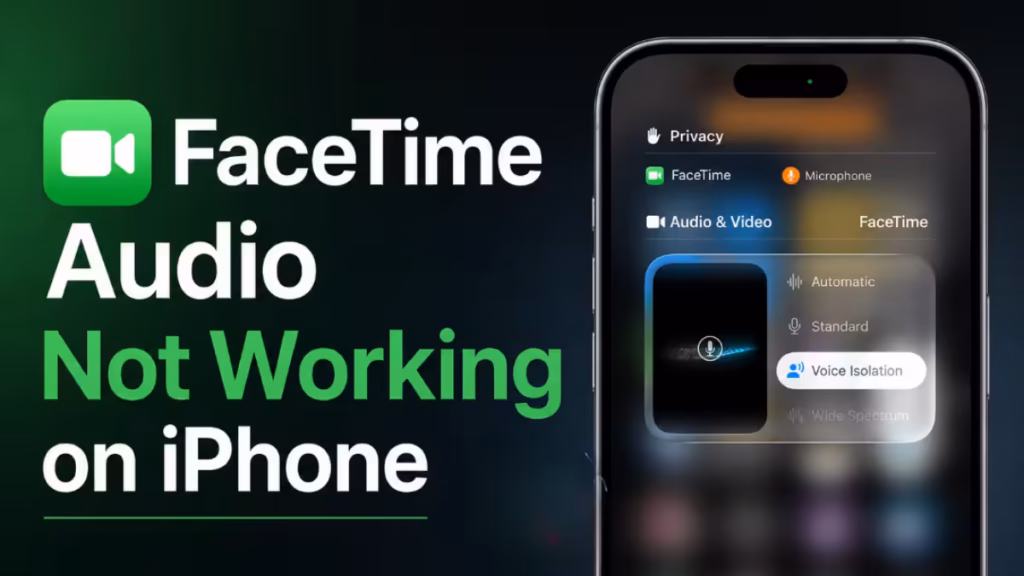 FaceTime Audio Not Working on iPhone