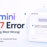 Gemini 1097 error