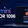 Gemini error 1096