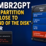 How to Fix MBR2GPT "Last Partition Too Close to the End of the Disk" Error