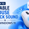 How to Enable Mouse Click Sound in Windows 11