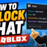 How to Unlock Chat in Roblox