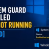 System Guard Enabled but Not Running in Windows Server