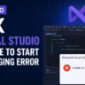 Visual Studio Unable to Start Debugging Error