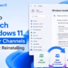 How to Switch Windows 11 Insider Channels Without Reinstalling