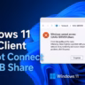 Windows 11 SMB Client Cannot Connect to SMB Share