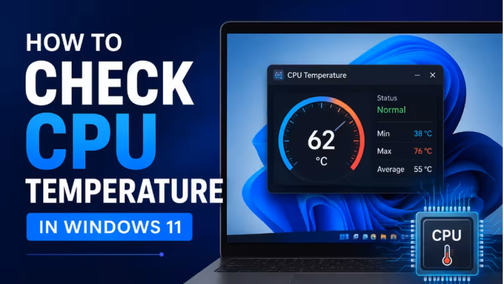 how to check cpu temperature windows 11