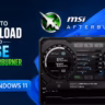 MSI Afterburner on Windows 11