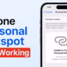 iPhone Personal Hotspot Not Working