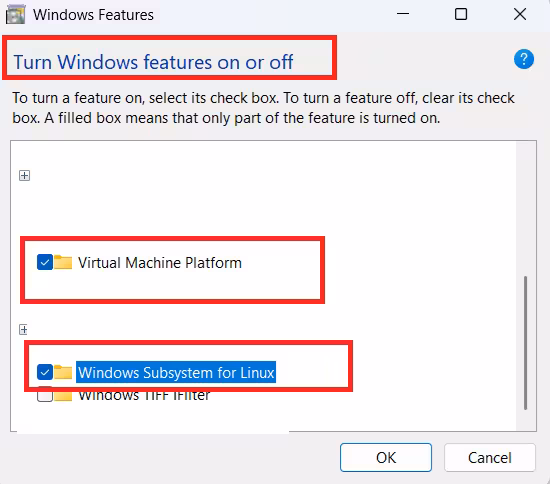 Enable Required Windows Features