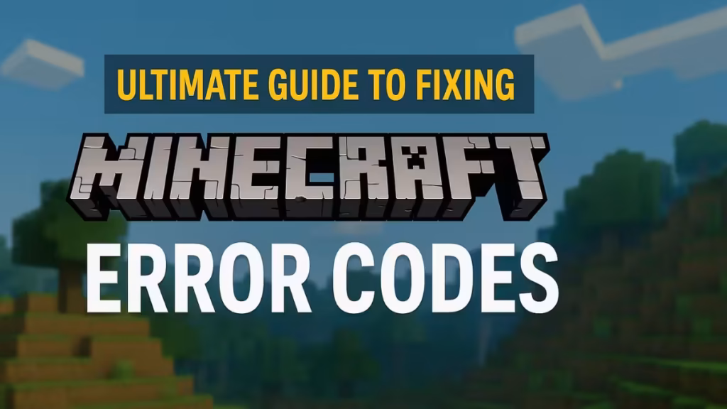 minecraft error codes