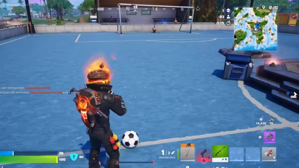 soccer pitch location fortnite chapter 7 season 3