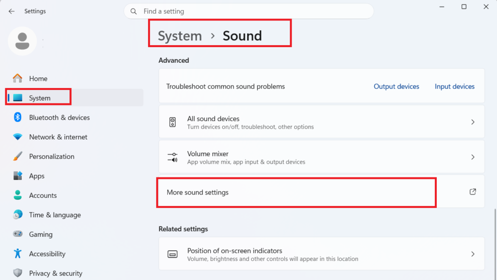 Assign Click Sounds via Windows Sound Settings