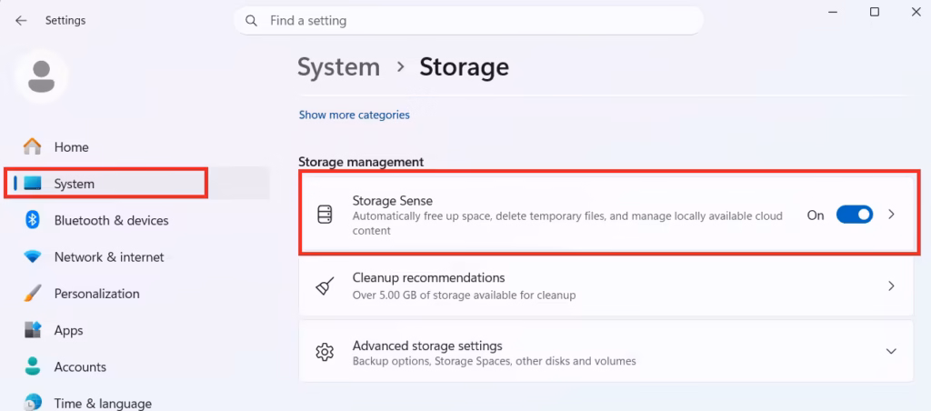 How to Use Storage Sense for Automatic Cleanup