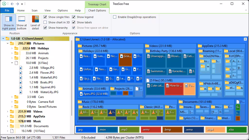 Use TreeSize to Find What Is Eating Your Space