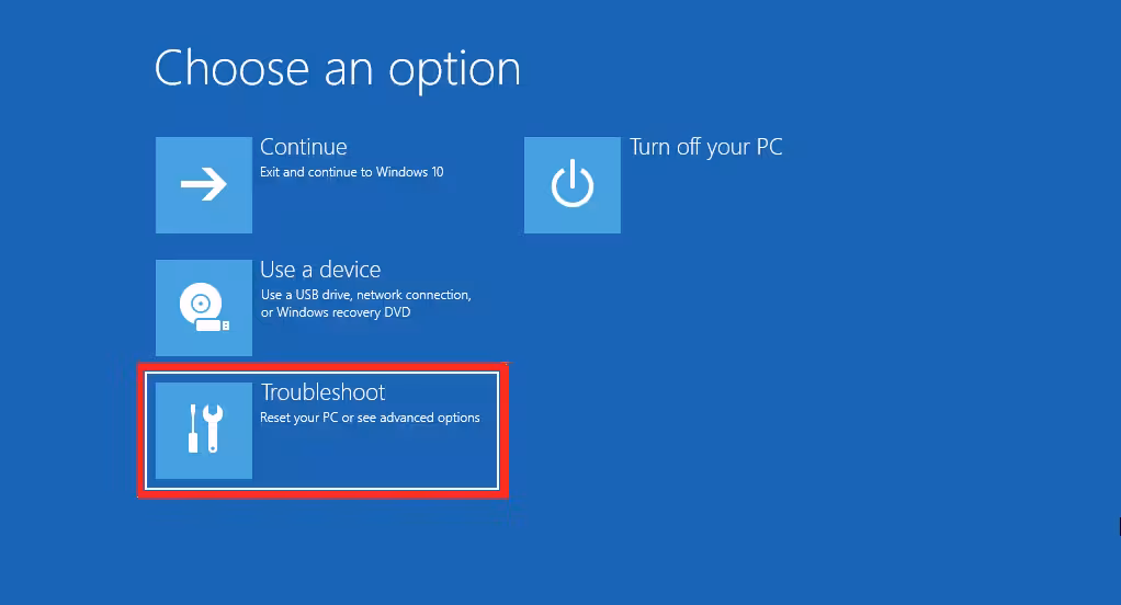 Enter BIOS from Windows Settings