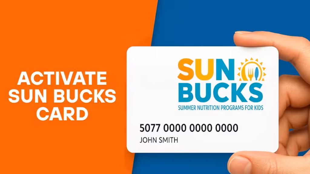 activate SUN Bucks card
