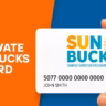 activate SUN Bucks card