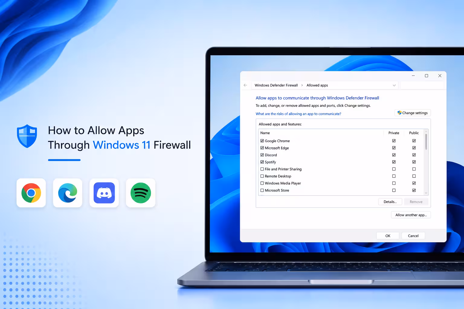 allow app through Windows 11 firewall