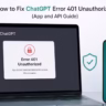 ChatGPT Error 401 Unauthorized