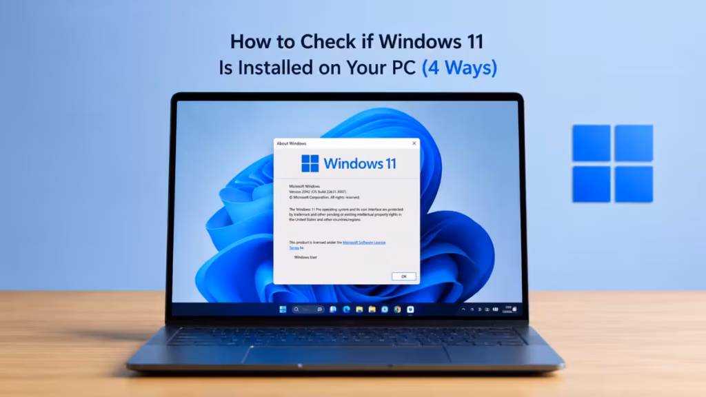 check if windows 11 is installed