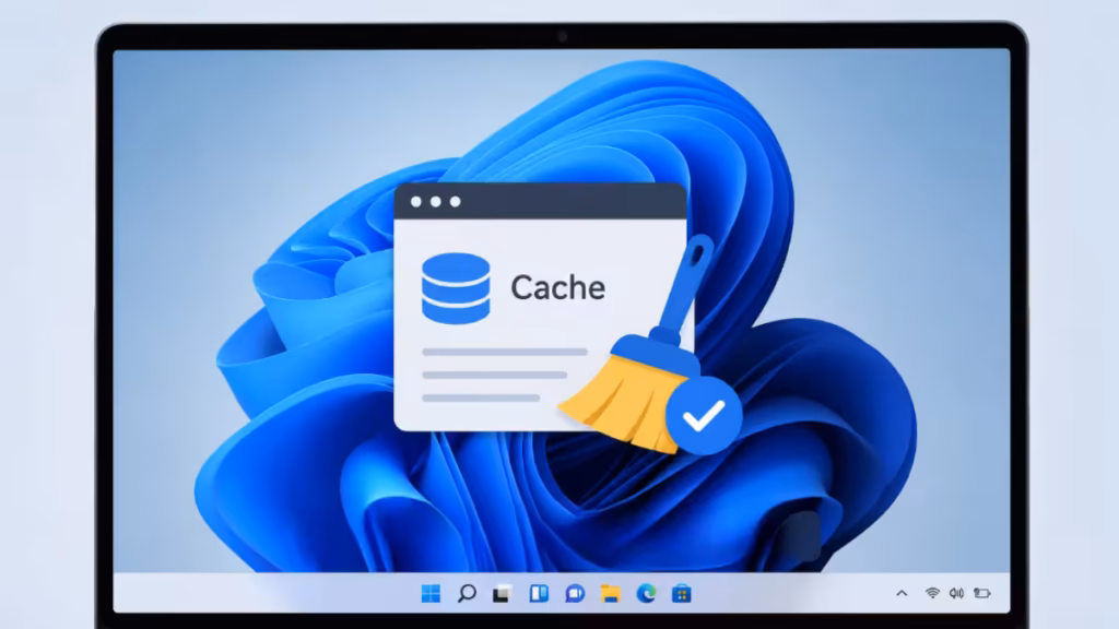 clear cache on windows 11