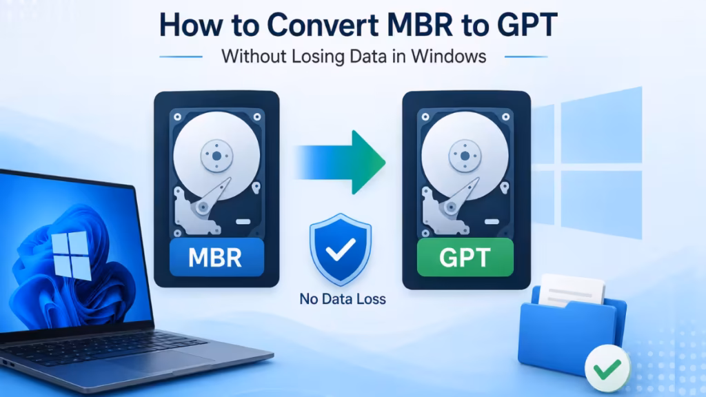 convert MBR to GPT