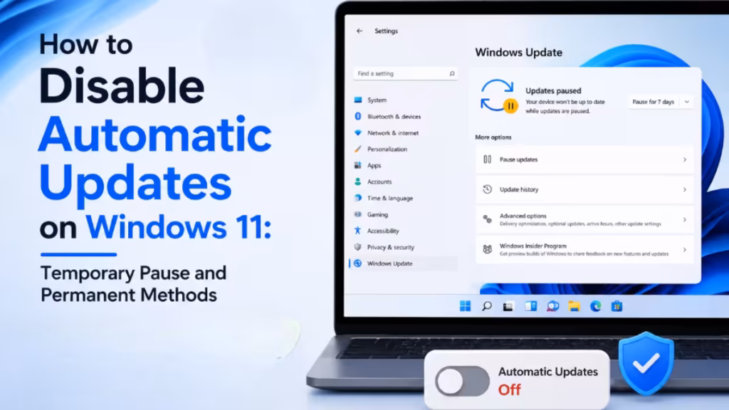 disable automatic updates windows 11