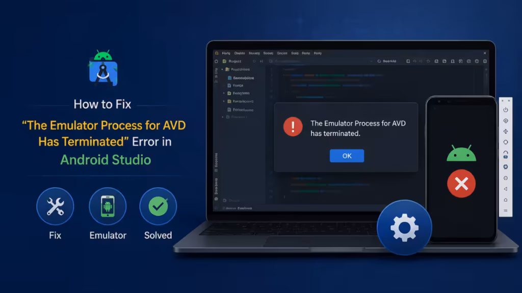 emulator process for avd has terminated