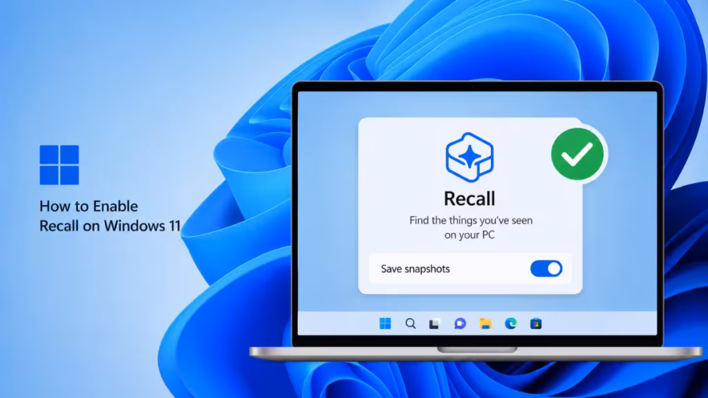 enable recall windows 11
