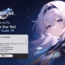 Honkai Star Rail Error Code 19
